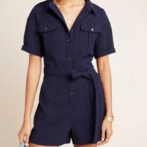 GREYLIN Anthropologie Delton Utility Romper - Size small